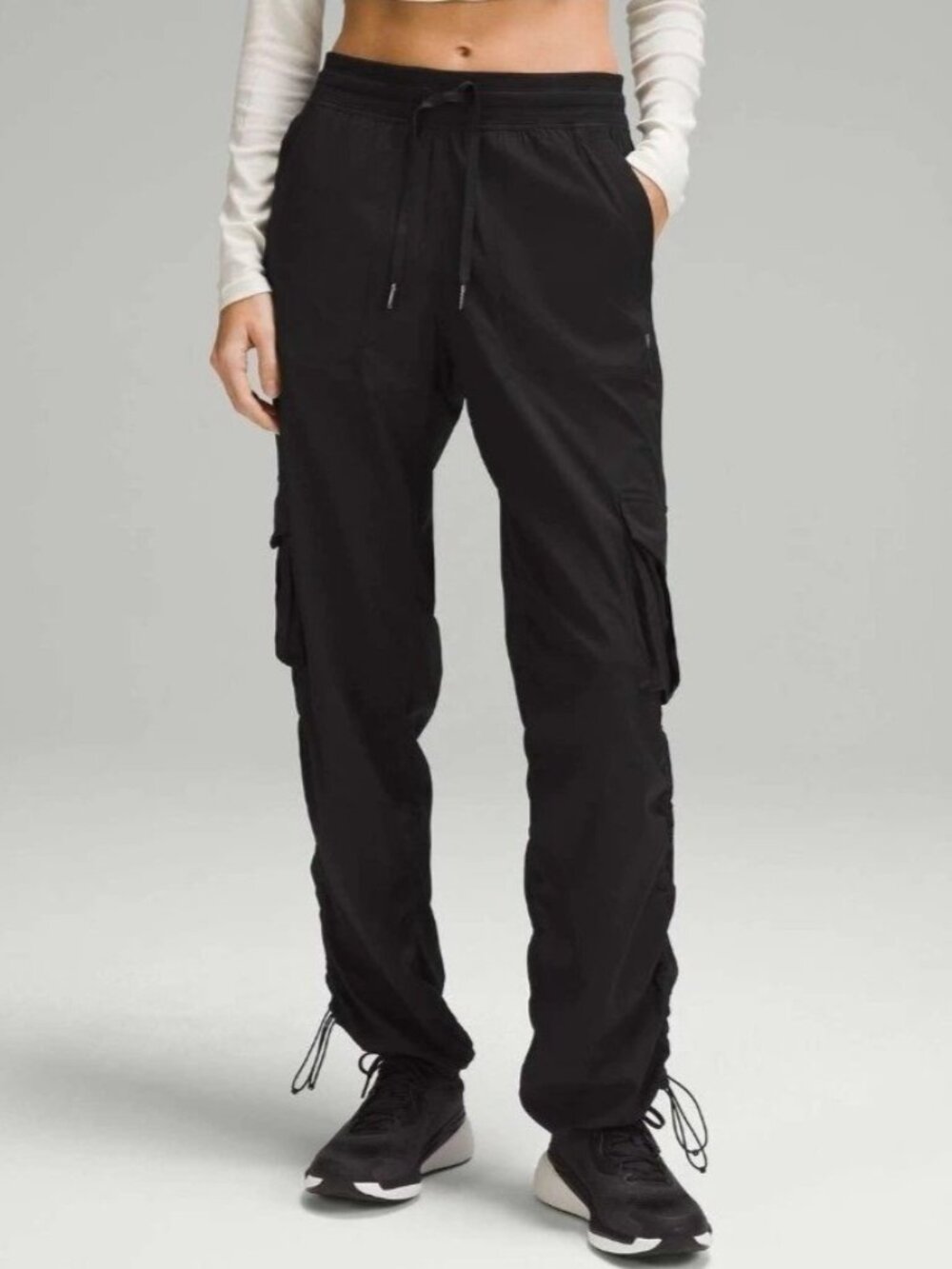 Lululemon Dance Studio Relaxed Cargo Pants Small Black Athleisure Gorpcore